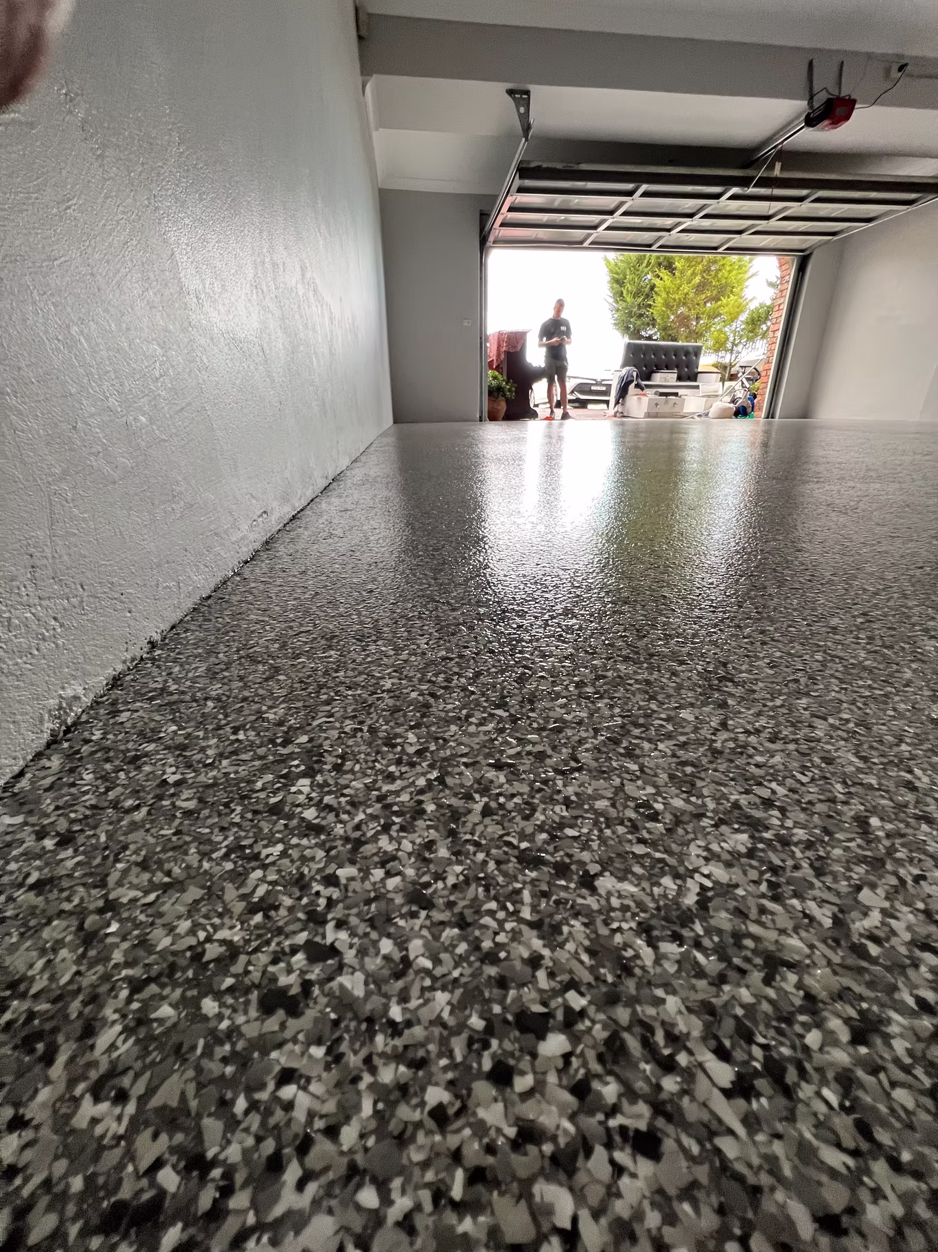Epoxy Garage Coating Application