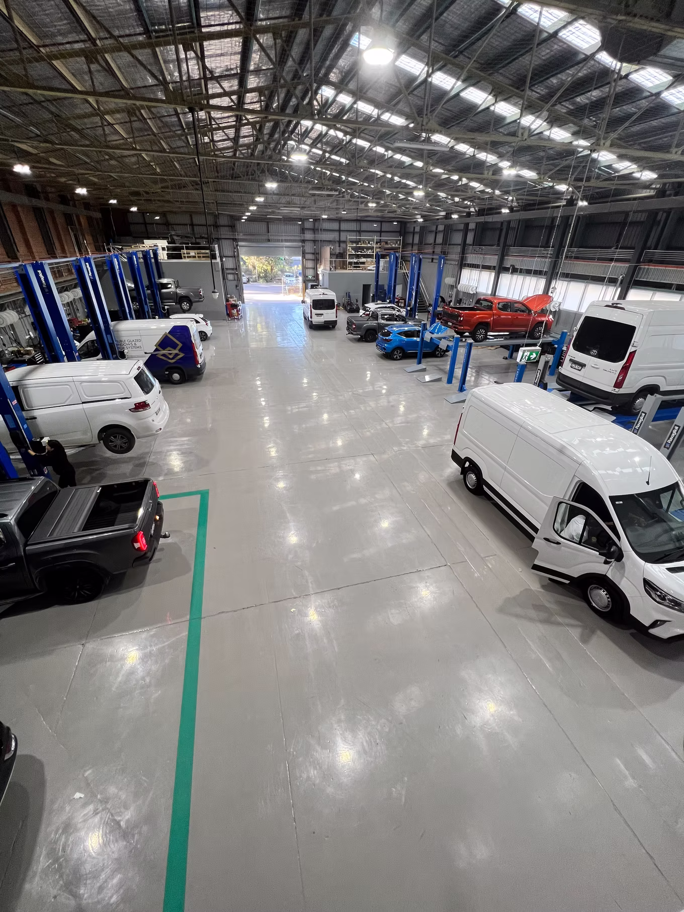 Epoxy Garage Floor Close-Up